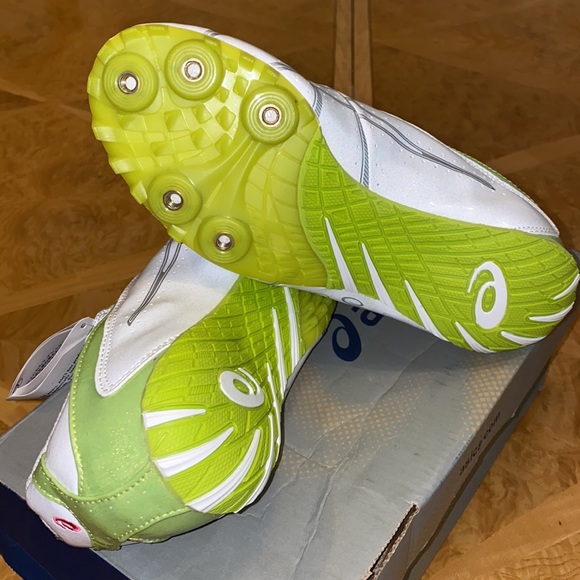 NEW!! ASICS Hyper Rocket Girl 4 Sprint Track & Field Spike Shoes Size 5 - Picture 8 of 8